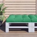 vidaXL Palettensofa-Kissen Grün 70x70x12 cm