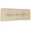 vidaXL Palettensofa-Kissen Beige 120x40x12 cm