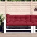 vidaXL Palettensofa-Auflagen 3 Stk. Weinrot