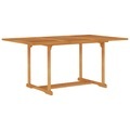 vidaXL, vidaXL Gartentisch 150x90x75 cm Teak Massivholz