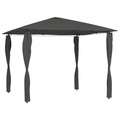 vidaXL Pavillon mit Seitenwand 3x3x2,6 m Anthrazit 160 g/m²