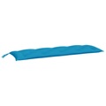 vidaXL Gartenbank-Auflage Hellblau 150x50x7 cm Stoff