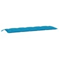 vidaXL Gartenbank-Auflage Hellblau 180x50x7 cm Stoff
