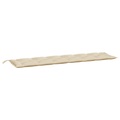 vidaXL Gartenbank-Auflage Beige 200x50x7 cm Stoff