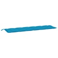 vidaXL Gartenbank-Auflage Hellblau 200x50x7 cm Stoff