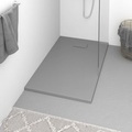 vidaXL, vidaXL Duschwanne SMC Grau 120x70 cm