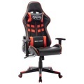 vidaXL Gaming-Stuhl Schwarz und Rot Kunstleder