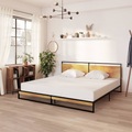 vidaXL, vidaXL Bett Metall 200x200 cm