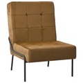 vidaXL, vidaXL Relaxstuhl 65x79x87 cm Braun Samt
