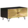 vidaXL Couchtisch 90x50x45 cm Mango Massivholz