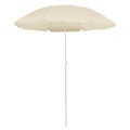vidaXL Sonnenschirm mit Stahlmast Sandfarben 180 cm