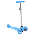 vidaXL 3-Rad-Kinderroller mit Verstellbarem Aluminium-Lenker Blau