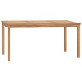 vidaXL Garten-Esstisch 160x80x77 cm Teak Massivholz