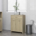 vidaXL Badezimmerschrank Sonoma-Eiche 60x33x80 cm Spanplatte