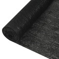 vidaXL Zaunblende Schwarz 1,5x50 m HDPE 195 g/m²