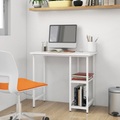 vidaXL, vidaXL Computertisch Weiß 80x40x72 cm MDF und Metall
