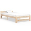 vidaXL Bettgestell Massivholz Kiefer 90x200 cm