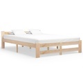 vidaXL Bettgestell Massivholz Kiefer 120x200 cm