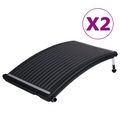 vidaXL, vidaXL Gebogene Solar-Heizungen für Pool 2 Stk. 110x65 cm