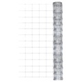 vidaXL Gartenzaun Verzinkter Stahl 50x1,25 m Silbern
