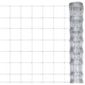 vidaXL Gartenzaun Verzinkter Stahl 50x1 m Silbern