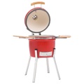 vidaXL, vidaXL Kamado-Grill und Smoker Keramik 81 cm