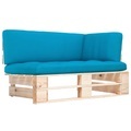 vidaXL, vidaXL Garten-Paletten-Ecksofa Imprägniertes Kiefernholz