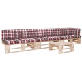 vidaXL 4-tlg. Paletten-Lounge-Set mit Kissen Kiefernholz Imprägniert