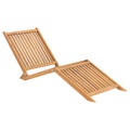 vidaXL, vidaXL Sonnenliege Massivholz Teak