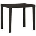 vidaXL, vidaXL Gartentisch Anthrazit 79x65x72 cm Kunststoff