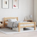 vidaXL Bettgestell Massivholz Kiefer 100x200 cm
