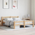 vidaXL Bettgestell Massivholz Kiefer 120x200 cm