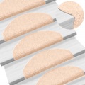 vidaXL Selbstklebende Treppenmatten 10 Stk. Braun 65x21x4cm Nadelvlies