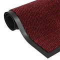 vidaXL Fußmatte getuftet 60x150 cm Rot