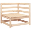 vidaXL, vidaXL Garten-Ecksofa Kiefer Massivholz