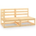 vidaXL, vidaXL 2-tlg. Garten-Lounge-Set Kiefer Massivholz