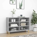 vidaXL Sideboard Betongrau 103,5x35x70 cm Spanplatte