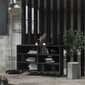 vidaXL Sideboard Grau 103,5x35x70 cm Spanplatte