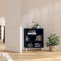 vidaXL Sideboard Schwarz 57x35x70 cm Spanplatte