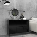 vidaXL Sideboard Schwarz 104x35x70 cm Spanplatte
