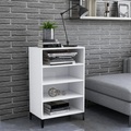 vidaXL Sideboard Weiß 57x35x90 cm Spanplatte