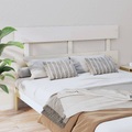 vidaXL Kopfteil Weiß 154x3x81 cm Massivholz Kiefer
