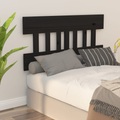 vidaXL Bett-Kopfteil Schwarz 153,5x3x81 cm Massivholz Kiefer
