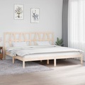 vidaXL Massivholzbett Kiefer 200x200 cm