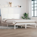 vidaXL Massivholzbett Weiß 120x190 cm 4FT Small Double