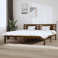 vidaXL, vidaXL Massivholzbett Honigbraun Kiefer 200x200 cm