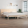 vidaXL, vidaXL Massivholzbett Kiefer 200x200 cm