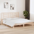 vidaXL Massivholzbett 180x200 cm 6FT Super King Size