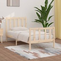 vidaXL Massivholzbett 90x190 cm 3FT Single
