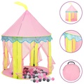 vidaXL, vidaXL Kinder-Spielzelt mit 250 Bällen Rosa 100x100x127 cm